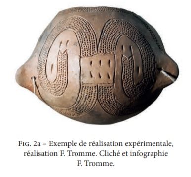 Identification de types de poinçons et de la manière de les utiliser, reconnaissance de modes de réalisation de décors de vases rubanés de Hesbaye liégeoise - TROMME F.