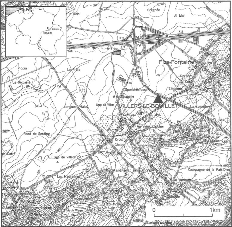 Voie romaine et occupation riveraine à Villers-le-Bouillet - Rapport préliminaire - Marchal J.-Ph. / Gustin M.